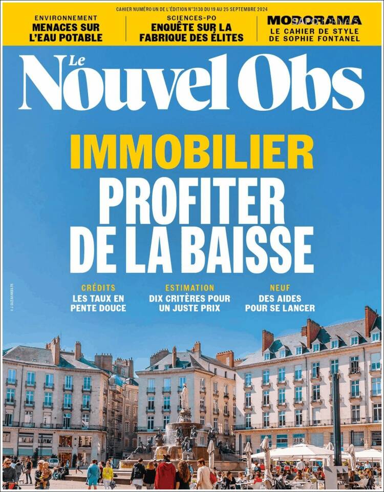 Portada de Le Nouvel Observateur (Francia)