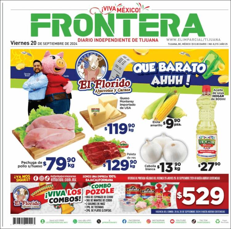 Portada de Frontera (M&eacute;xico)