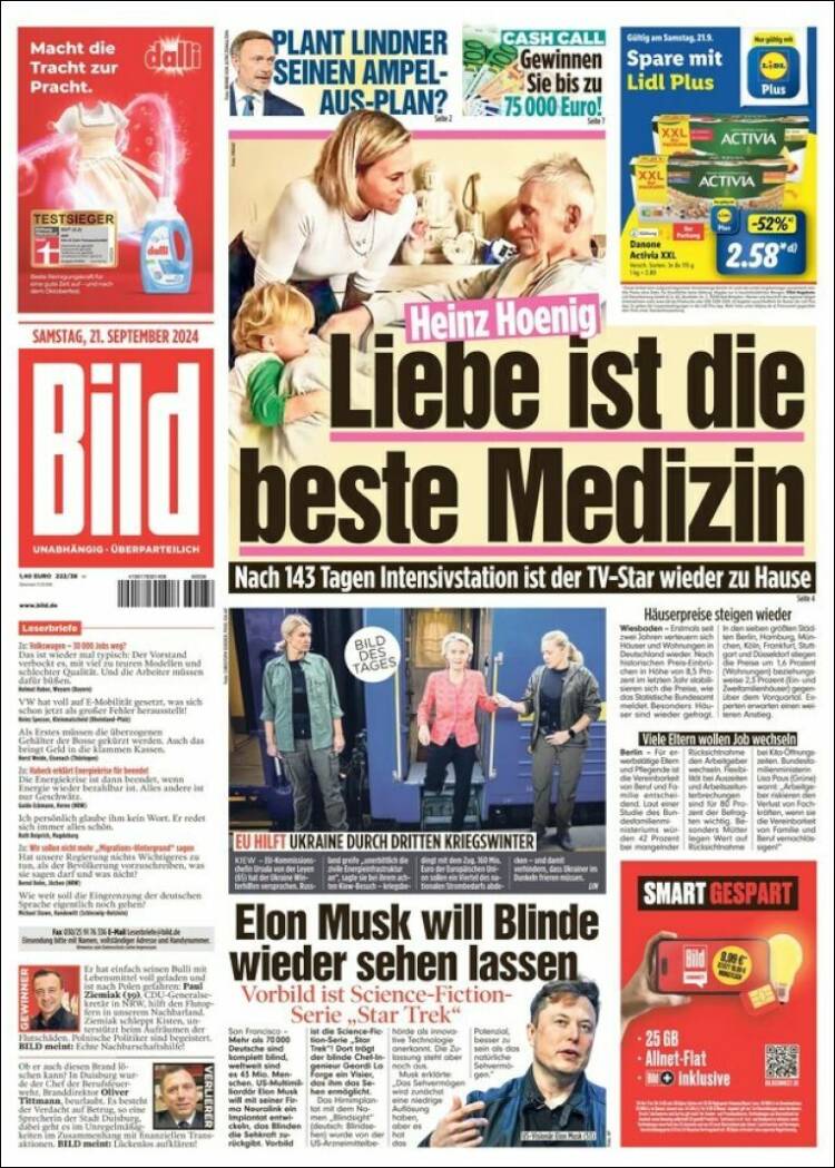 Portada de Bild (Alemania)