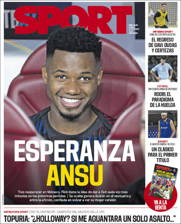 Portada de Sport (España)