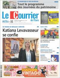 Portada de Le Courrier de l'Ouest (Francia)