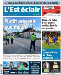 Portada de L'Est Eclair (Francia)
