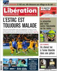 Portada de Libération Champagne (Francia)