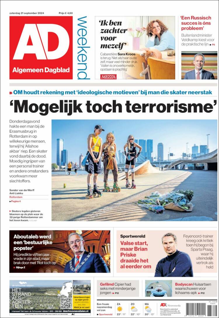 Portada de AD (Pa&iacute;ses Bajos)