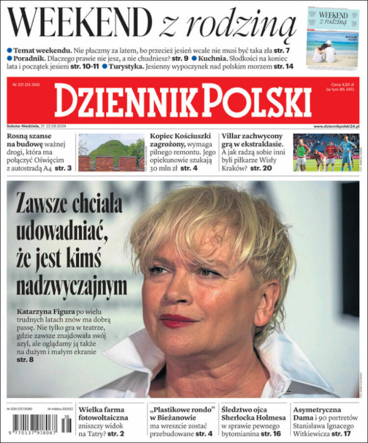Portada de Dziennik (Polonia)