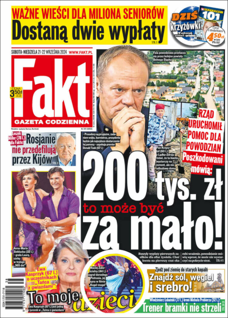 Portada de Fakt (Polonia)