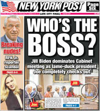 Portada de New York Post (USA)