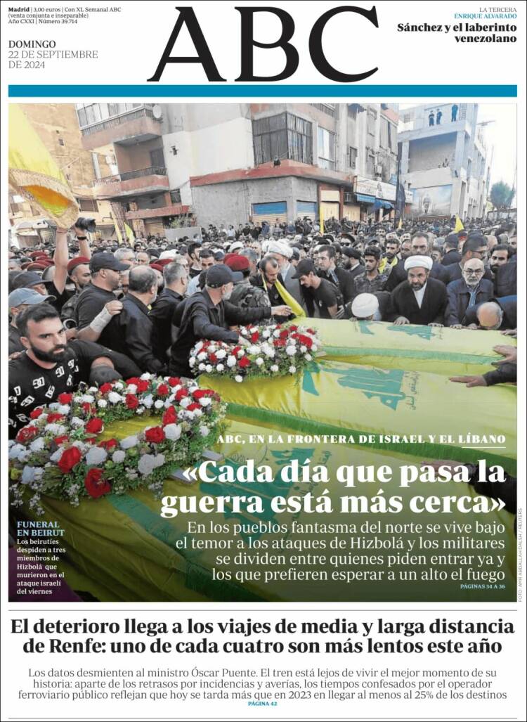 Portada de ABC (España)