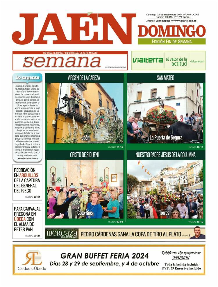 Portada de Diario Jaén (España)