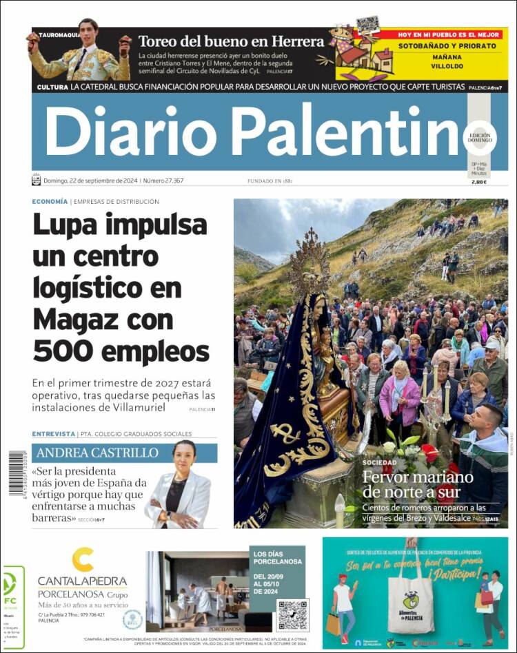 Portada de Diario Palentino (España)