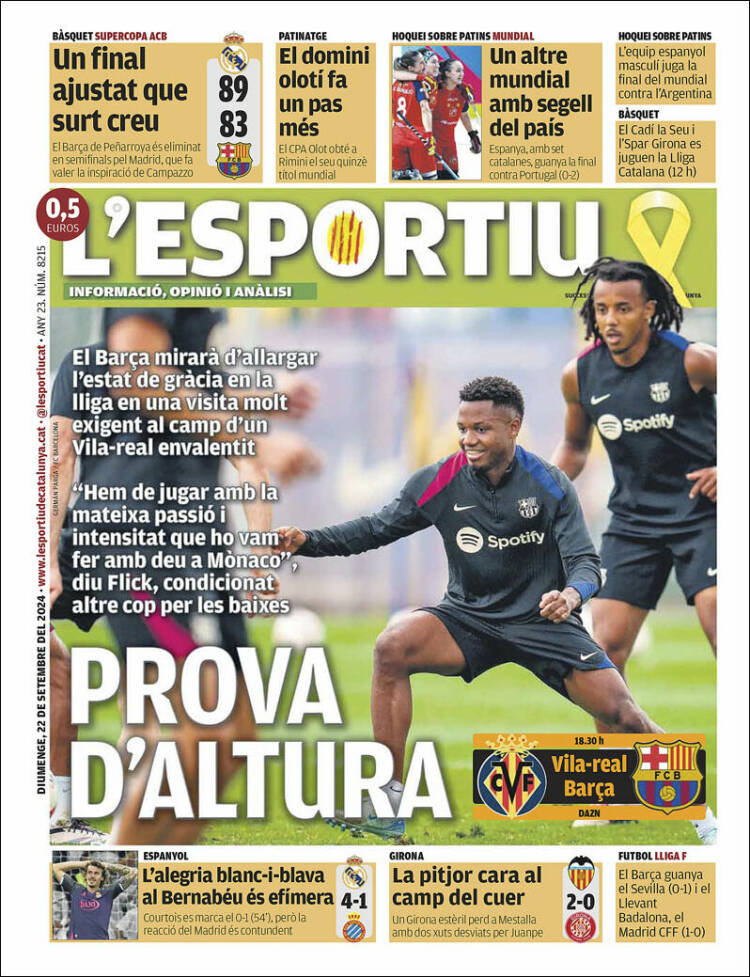 Portada de L'Esportiu (España)