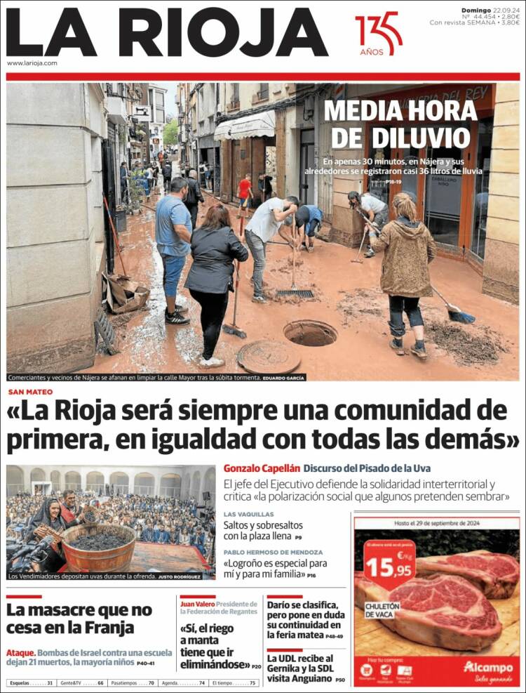 Portada de La Rioja (España)