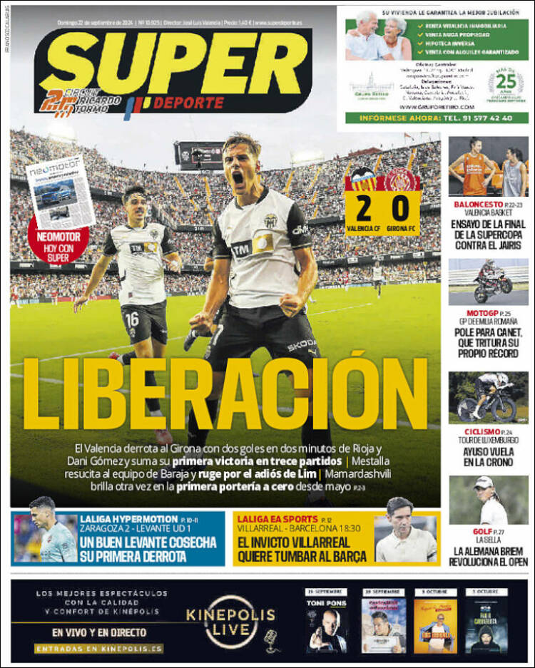 Portada de Superdeporte (España)