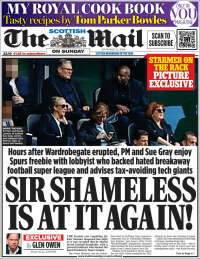 Portada de Scottish Daily Mail (United Kingdom)