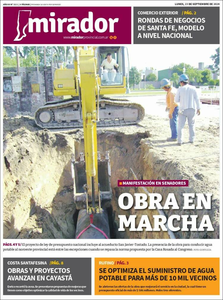 Portada de Mirador Provincial (Argentina)
