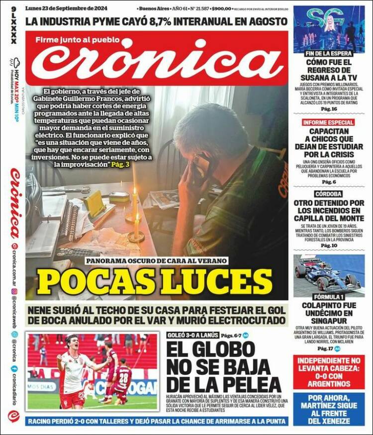 Portada de La Voz del Chaco (Argentina)