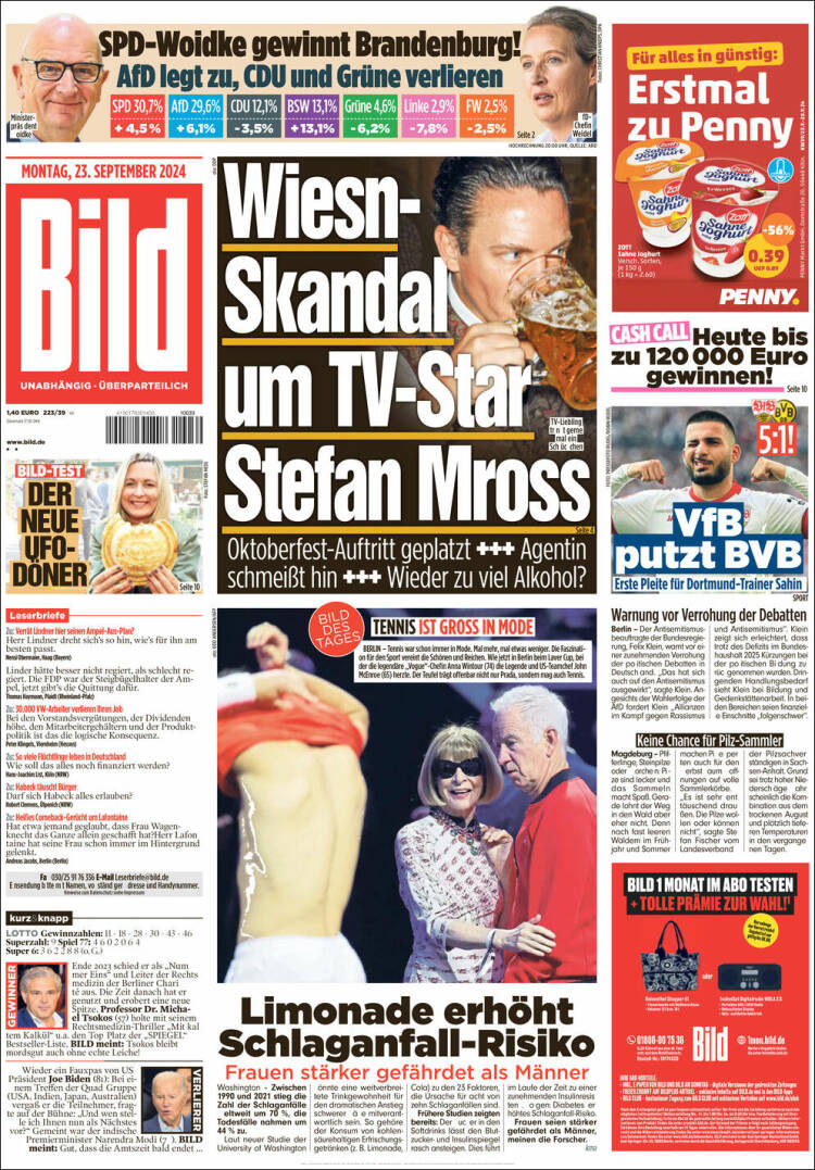 Portada de Bild (Alemania)