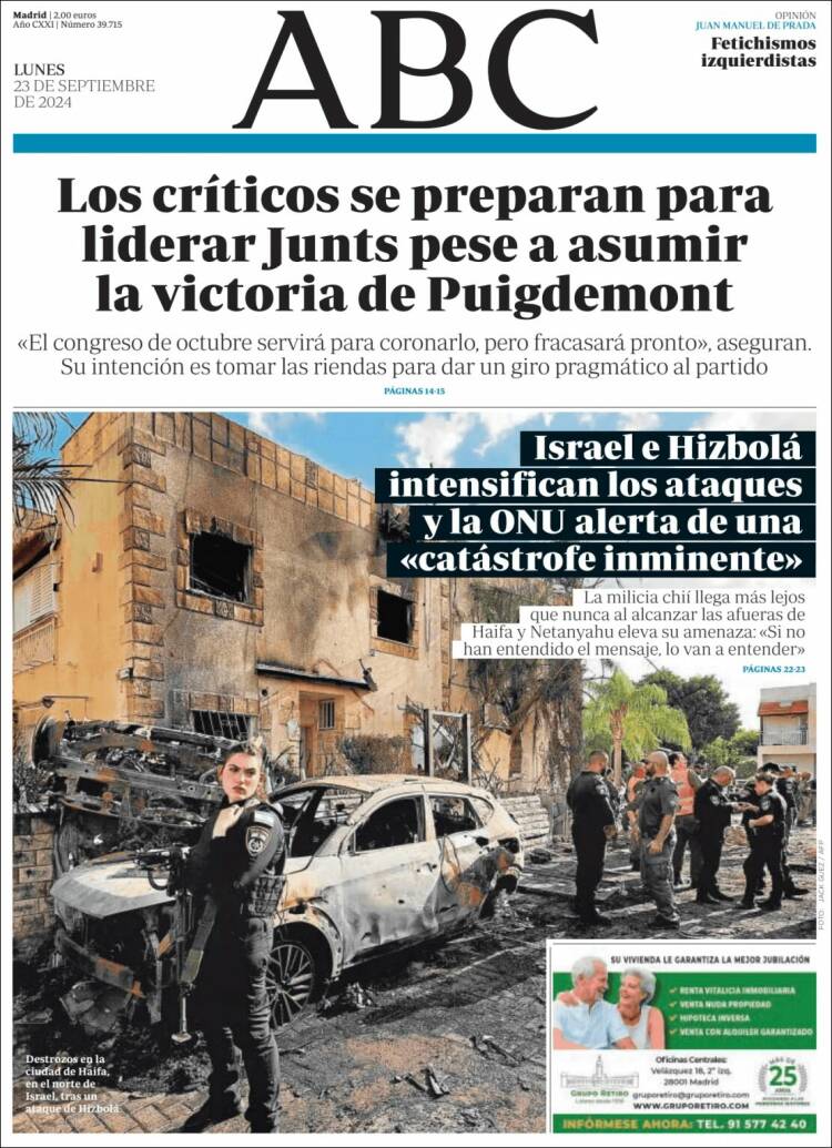 Portada de ABC (España)
