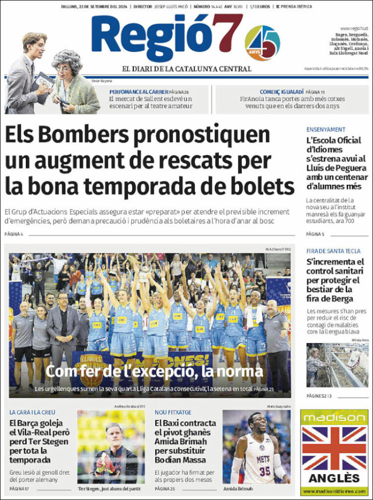 Portada de Regio7 (España)