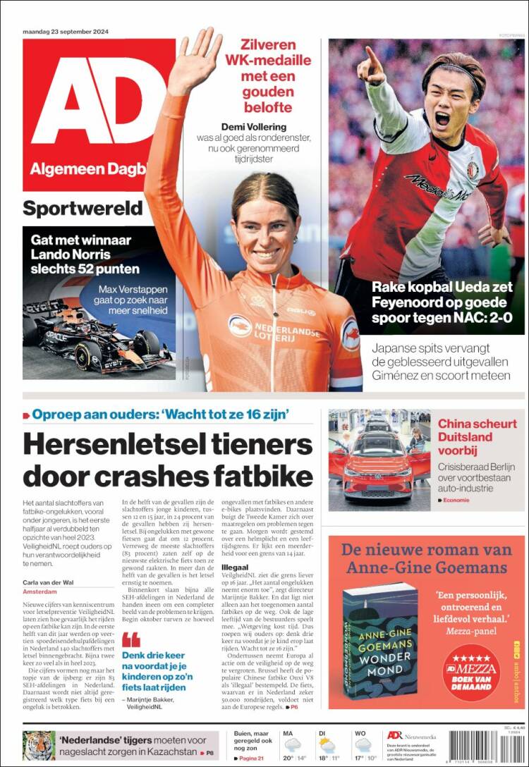 Portada de AD (Pa&iacute;ses Bajos)