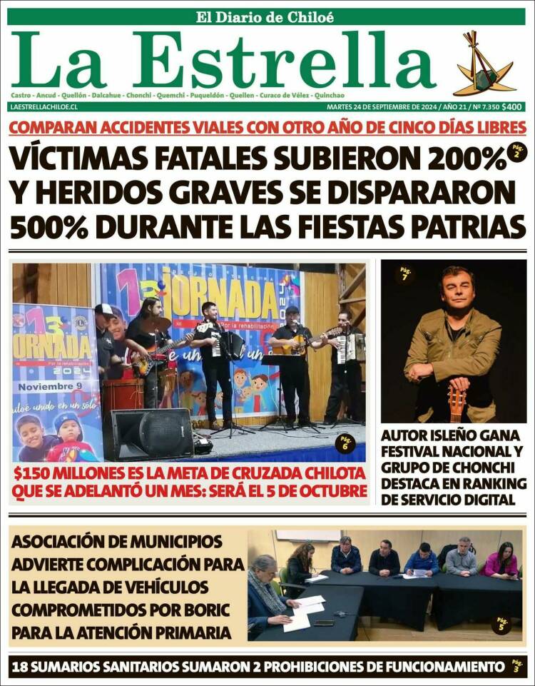 Portada de Estrella de Chiloé (Chile)