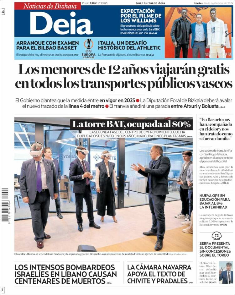 Portada de Deia (España)