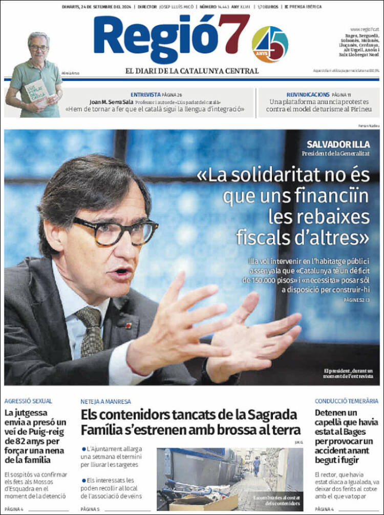 Portada de Regio7 (Espagne)