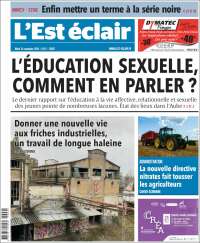 Portada de L'Est Eclair (Francia)