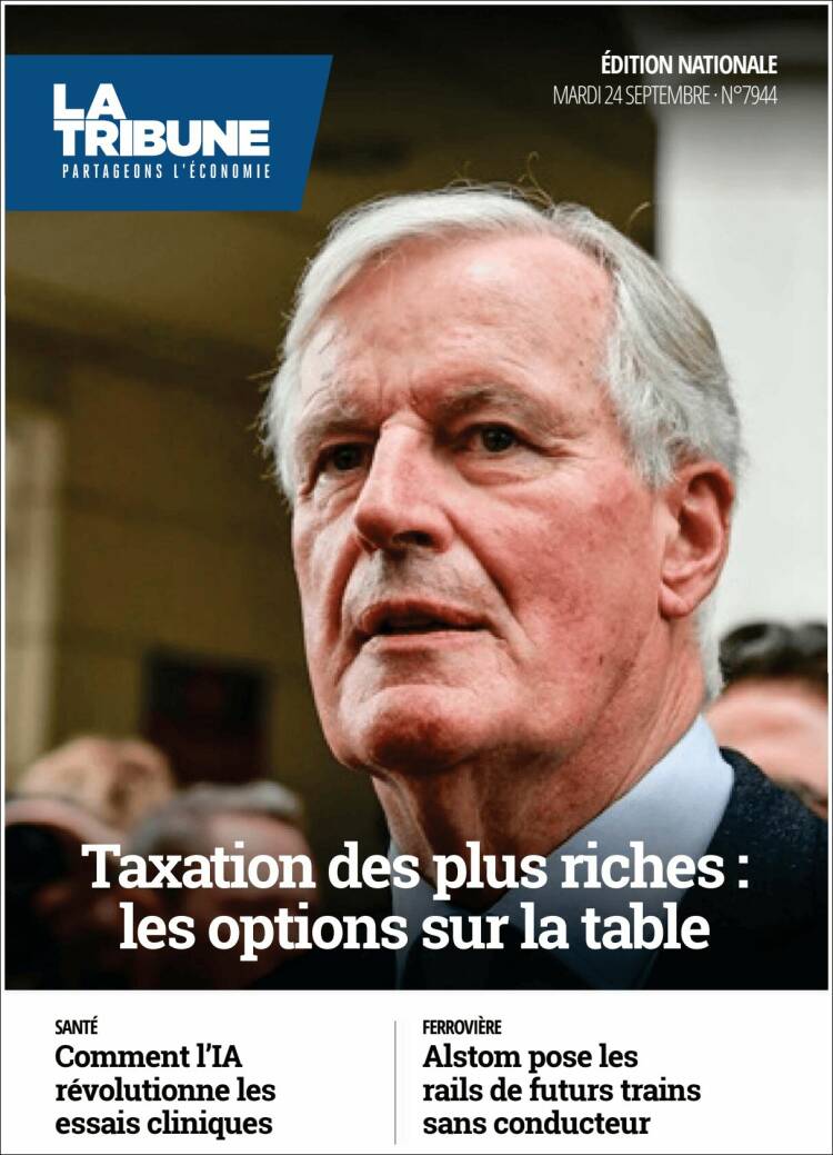 Portada de La Tribune (Francia)