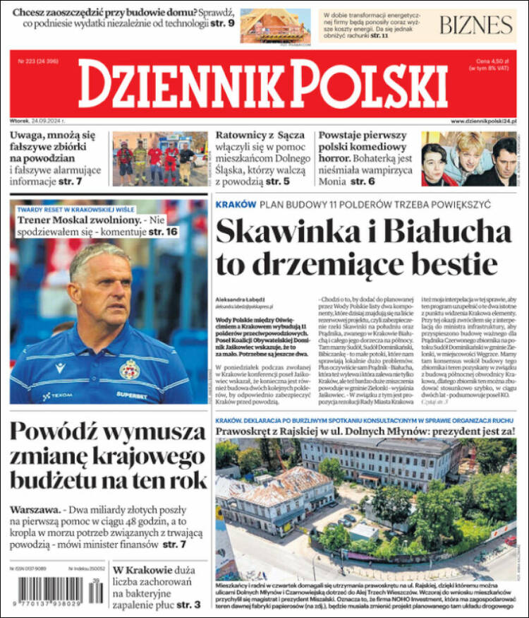 Portada de Dziennik (Polonia)