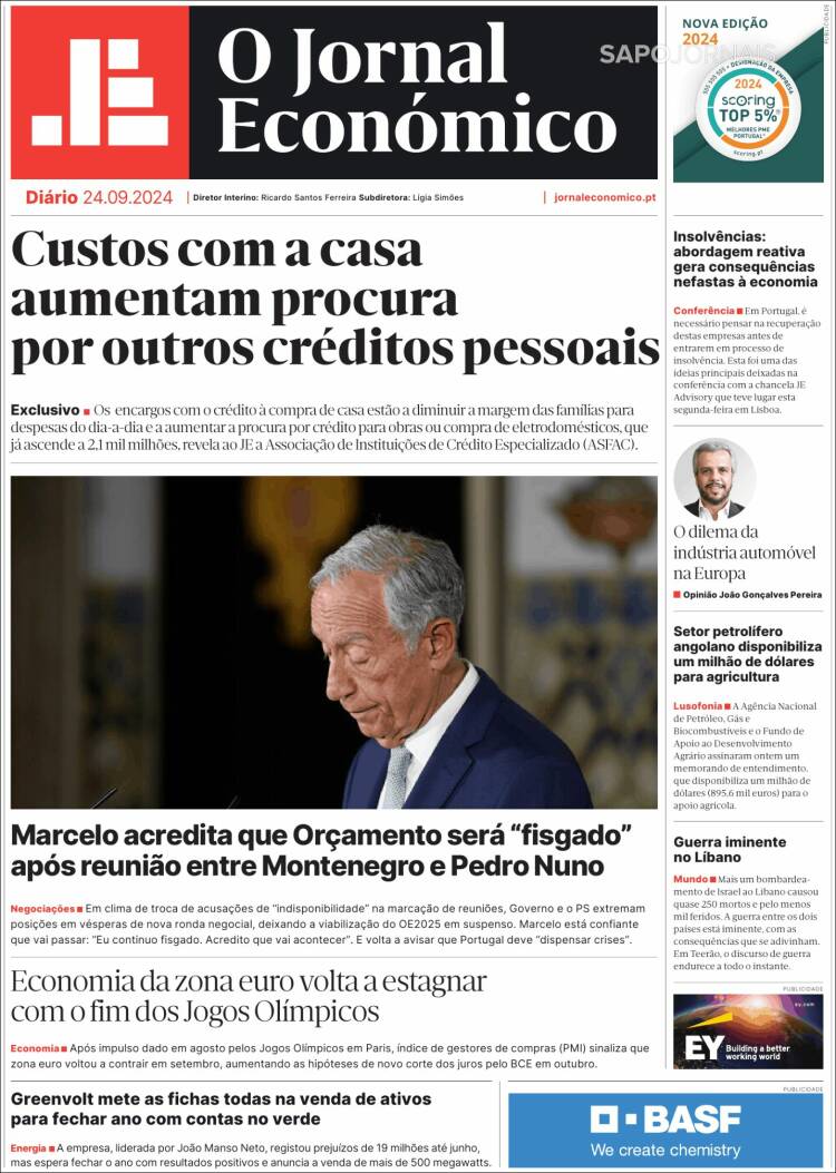 Portada de Oje (Portugal)