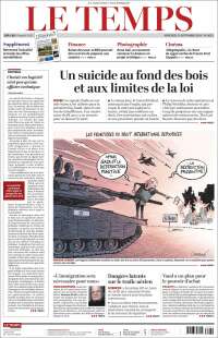 Portada de Le Matin (Switzerland)