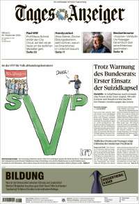 Portada de Tages-Anzeiger (Switzerland)