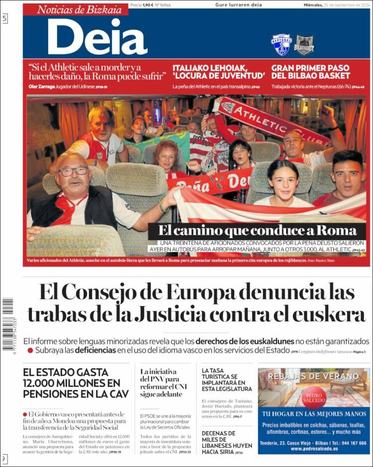 Portada de Deia (España)