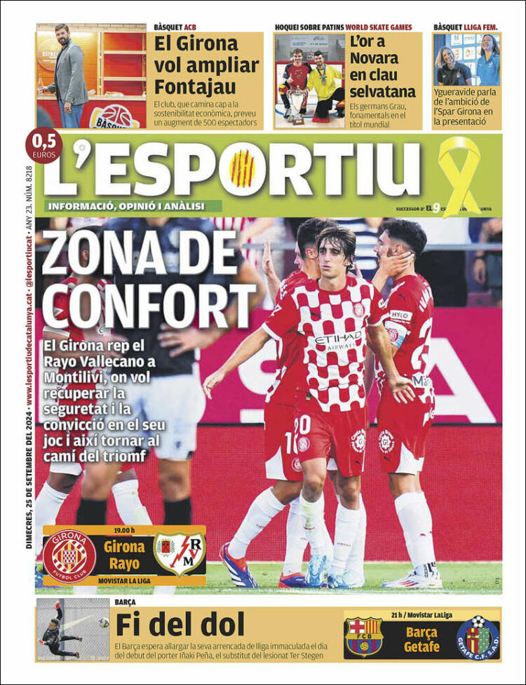 Portada de L'Esportiu : Girona (España)