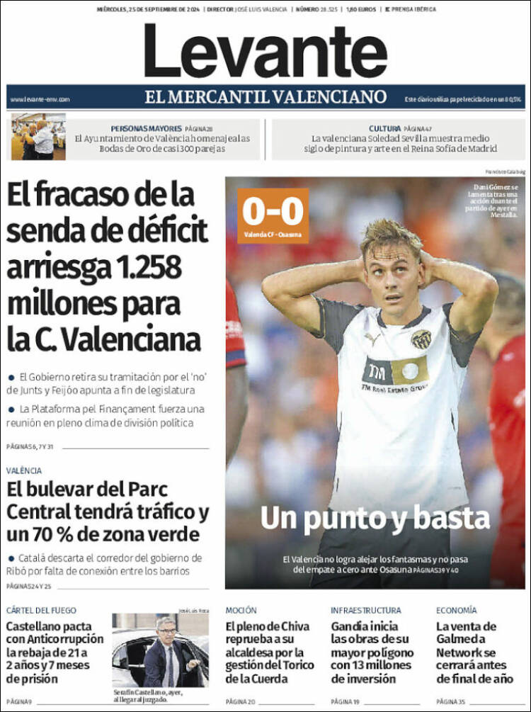 Portada de Levante (España)