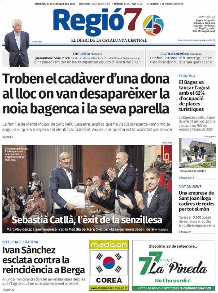 Portada de Regio7 (España)