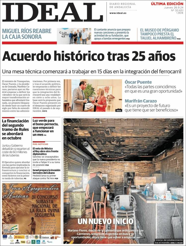 Portada de Ideal (España)