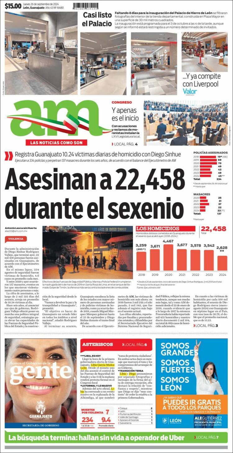 Portada de Al Día A.M. (M&eacute;xico)