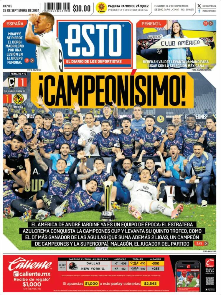 Portada de Esto (M&eacute;xico)