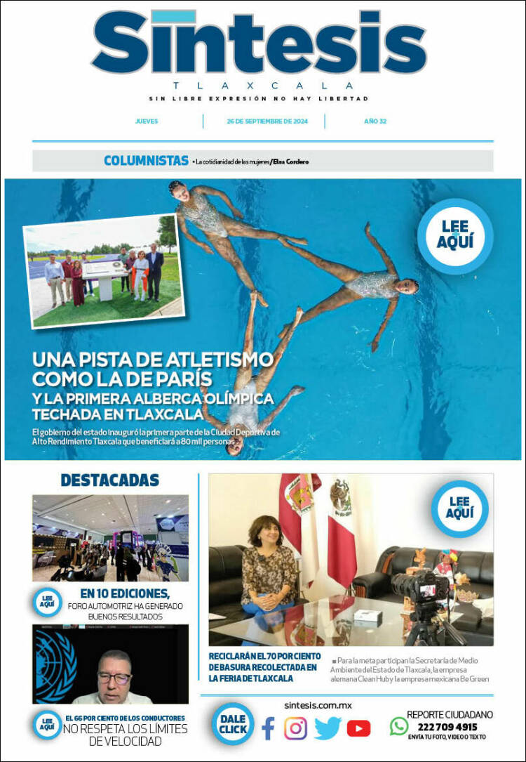 Portada de Síntesis de Tlaxcala (M&eacute;xico)