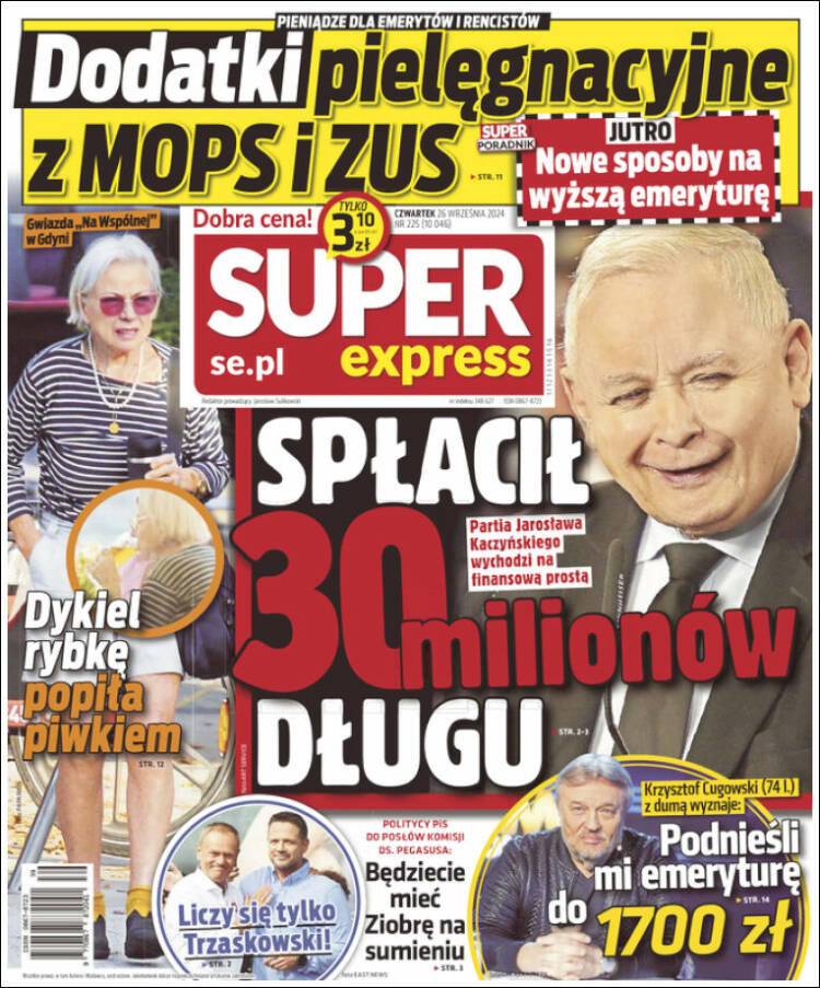 Portada de Super Express (Polonia)