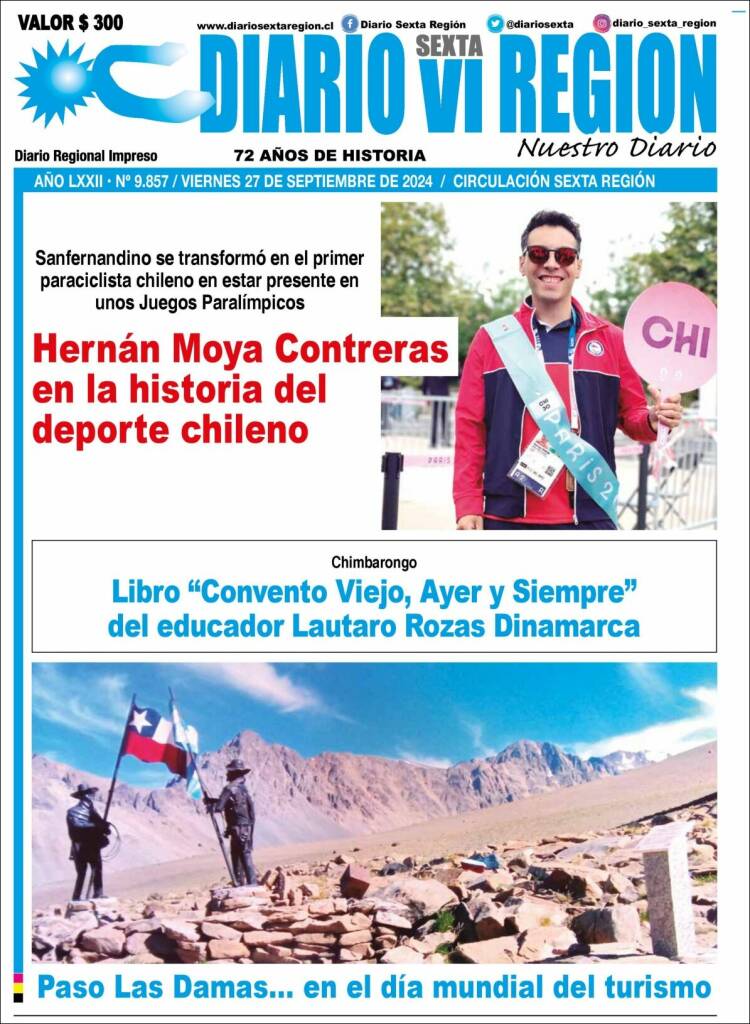 Portada de Diario VI Región (Chile)