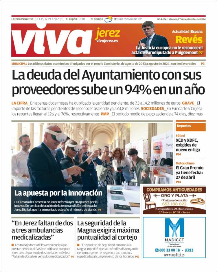 Portada de Información - Jerez (España)