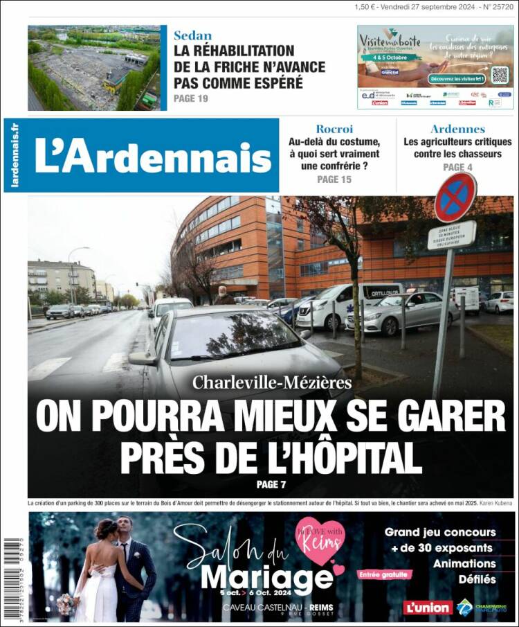 Portada de L'Ardenais (Francia)