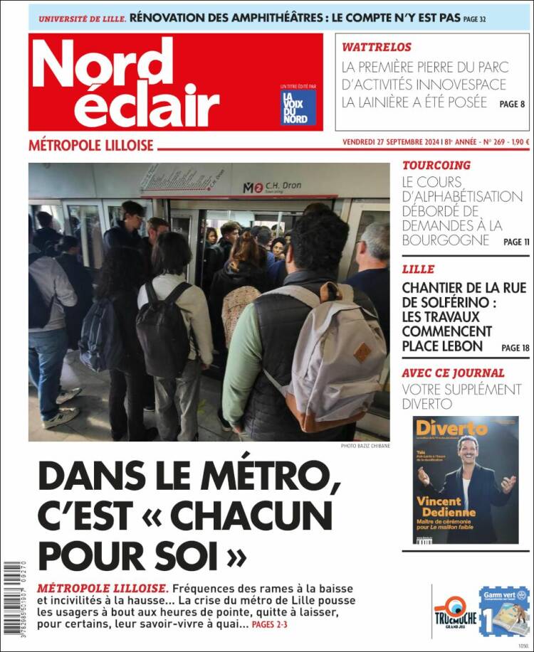 Portada de Nord Éclair (Francia)