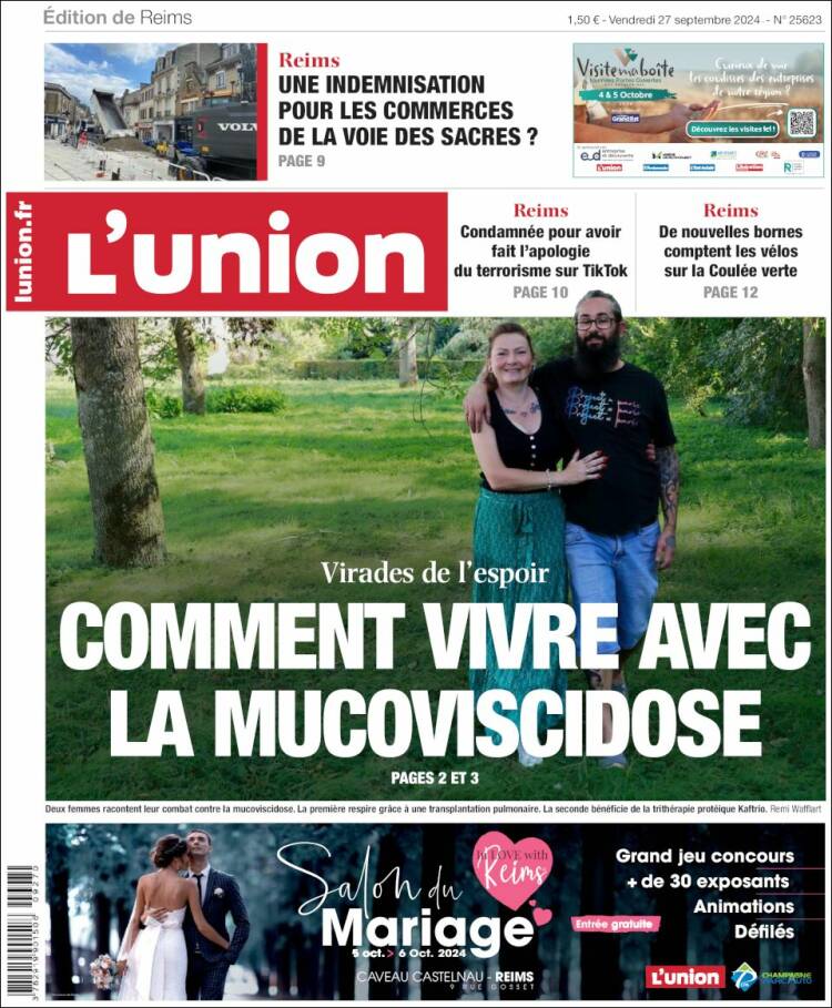 Portada de L'Union (Francia)