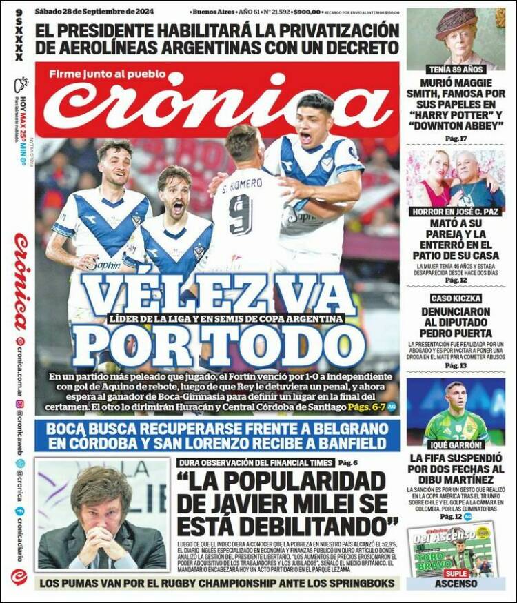 Portada de La Voz del Chaco (Argentina)