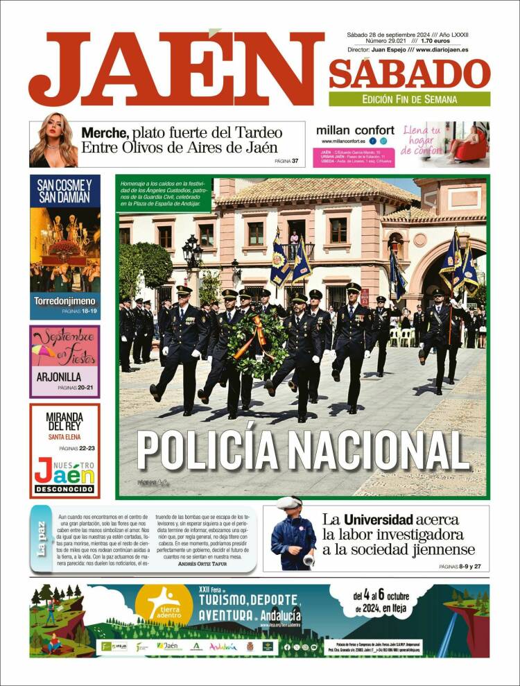 Portada de Diario Jaén (España)