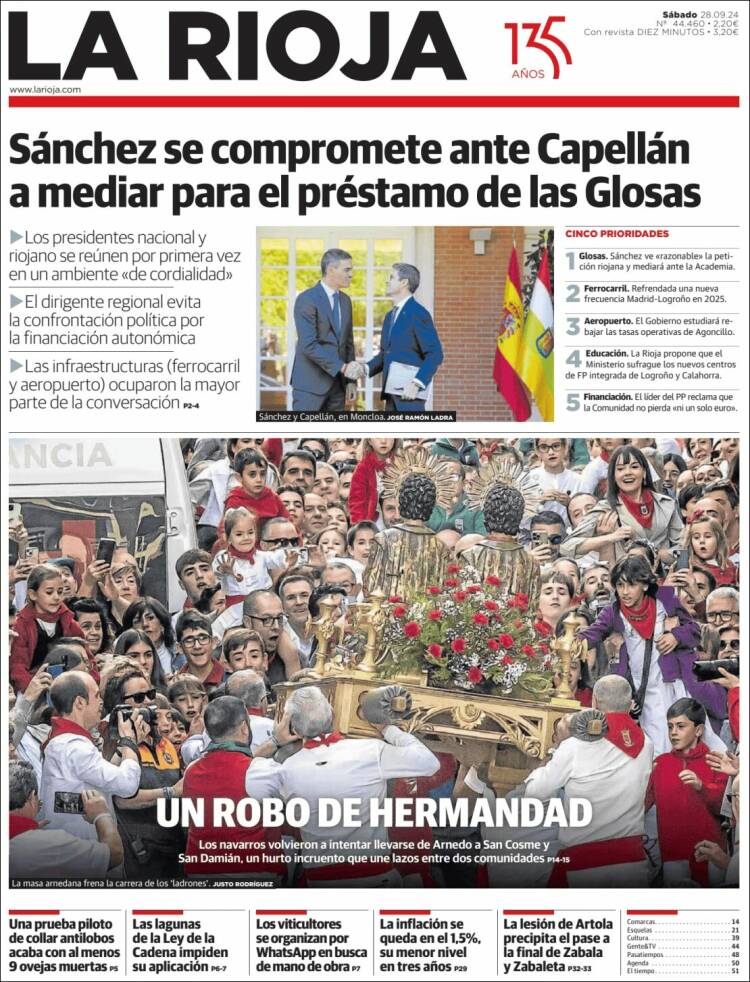Portada de La Rioja (España)
